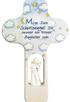 schutzengel Engel auf Wolke blau neu