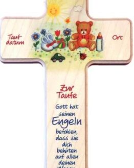 Taufkreuz Motiv Teddybär