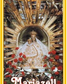 Mariazeller Madonna - Statue und Hinterglasbild